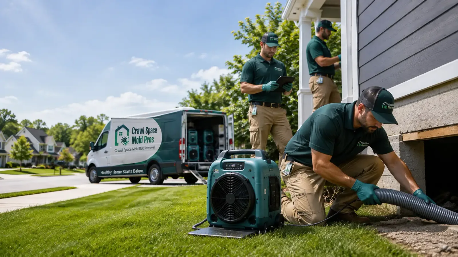 Crawl Space Mold Removal in Cassel, CA